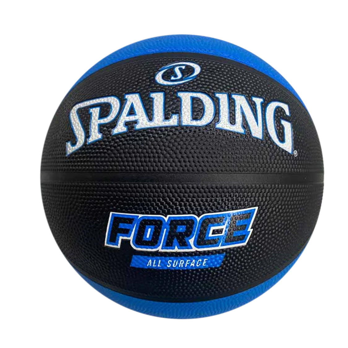 Spalding Force All Surface Basketball, Size 7 (Blue/Black