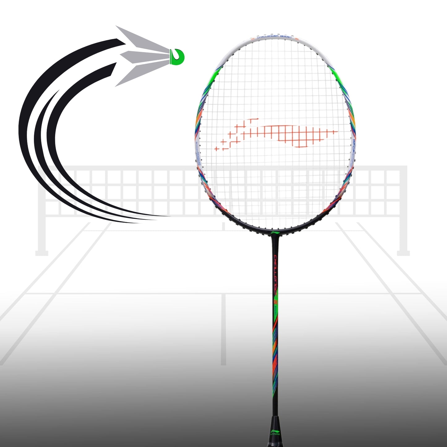 Li-Ning Challenger 15 Boost Strung Badminton Racquet - Best Price online Prokicksports.com