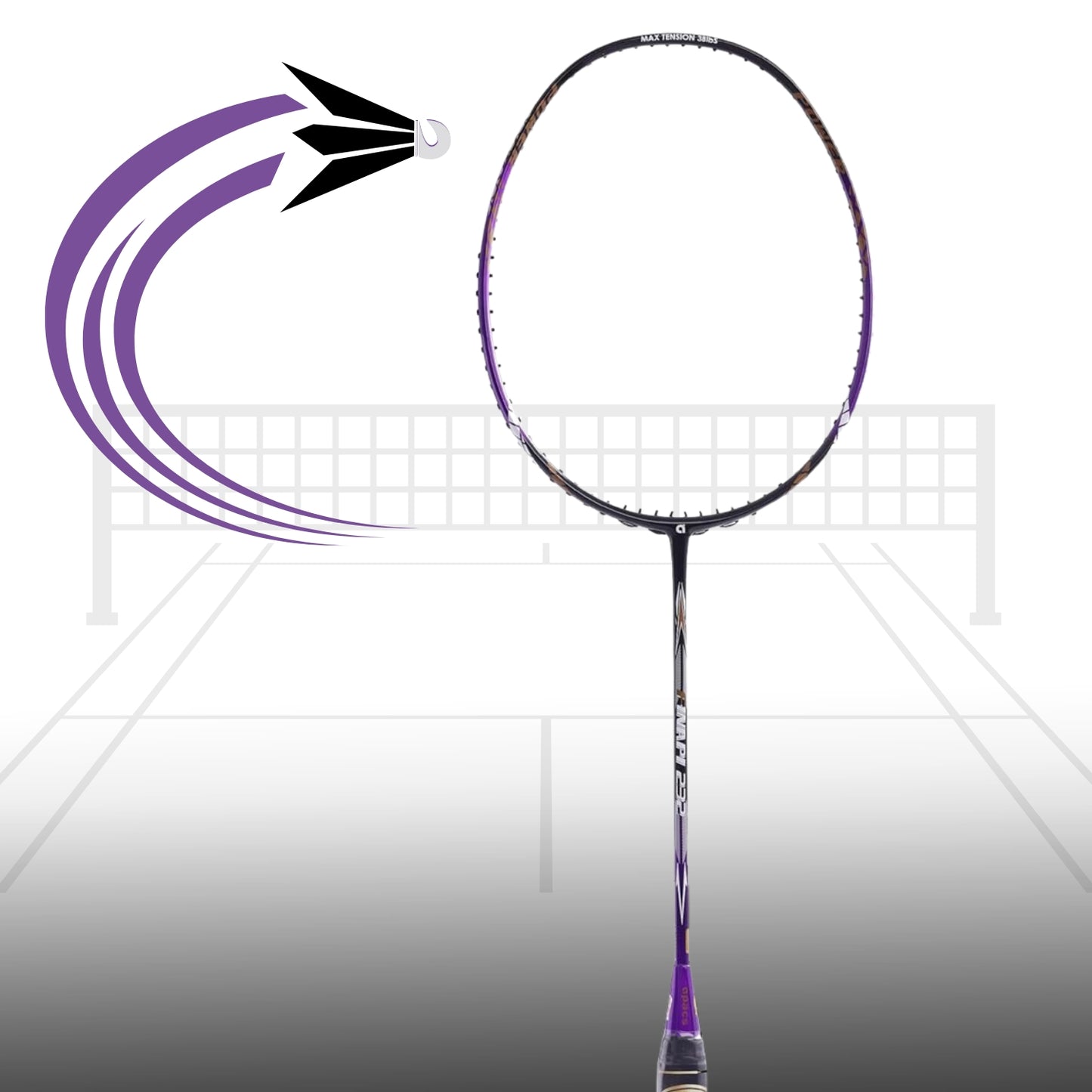 Apacs Finapi 232 Badminton Racket without Cover (4U-G1) - Best Price online Prokicksports.com