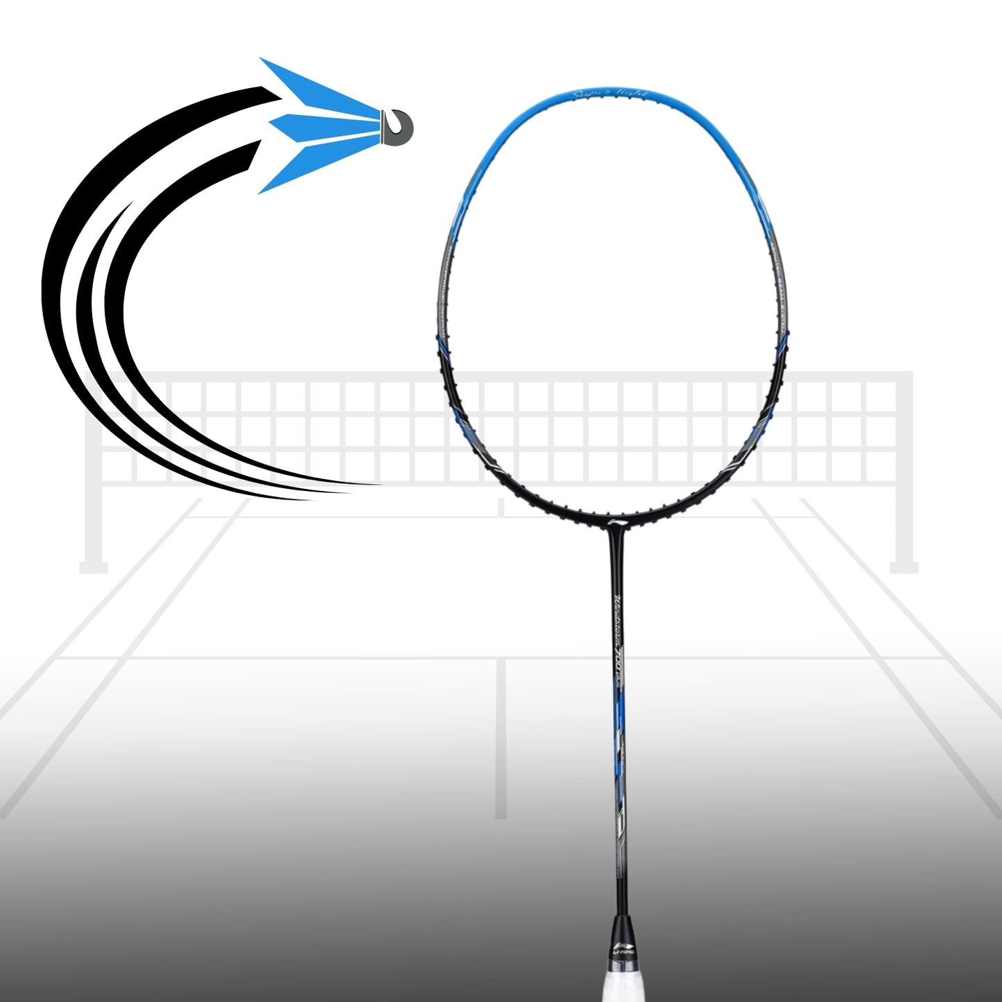Li-Ning Windstorm 700 Plus Badminton Racquet, 5U6 - Best Price online Prokicksports.com