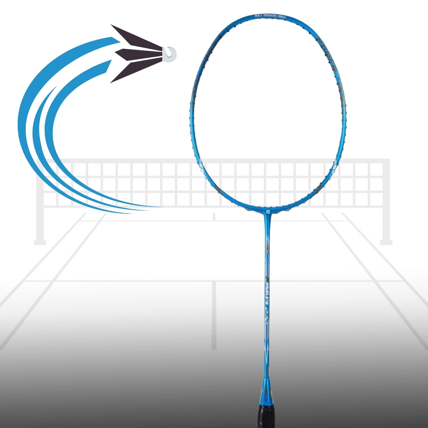 Apacs Finapi 232 Badminton Racket without Cover (4U-G1) - Best Price online Prokicksports.com