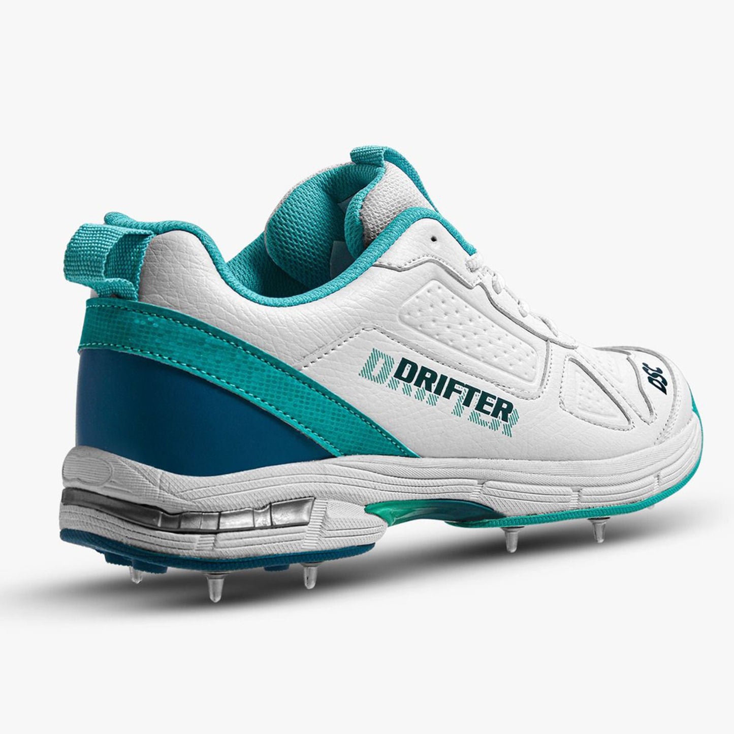 DSC Drifter Metal Spikes Cricket Shoes, Sea Green - Best Price online Prokicksports.com