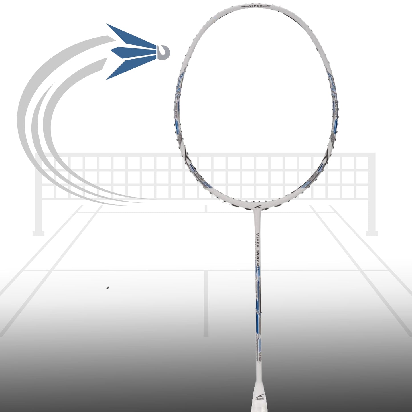 Hundred Viper 900 Carbon Fibre Strung Badminton Racquet - Best Price online Prokicksports.com
