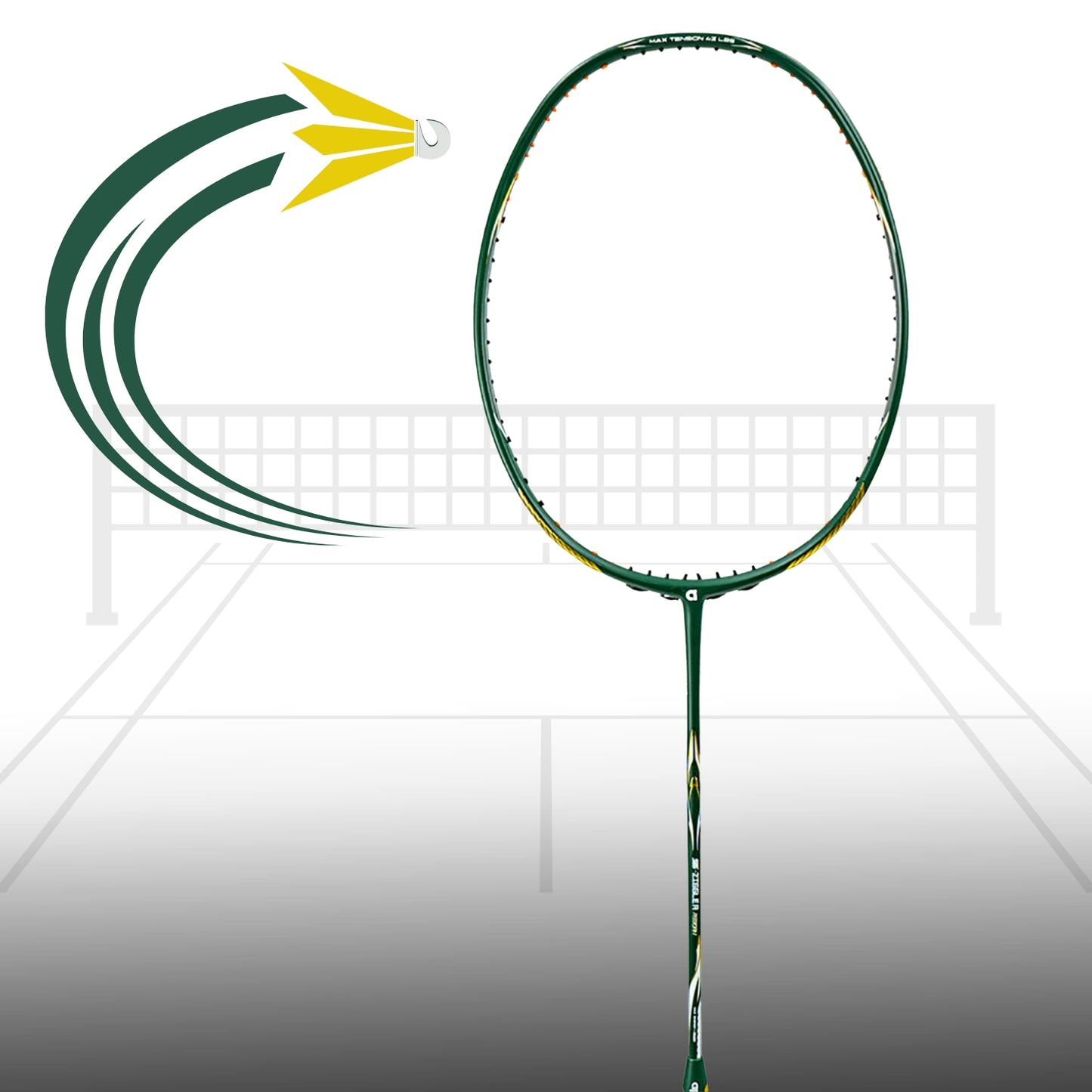 Apacs Z-Ziggler Reborn Badminton Racquet without Cover (4U-G1) - Best Price online Prokicksports.com
