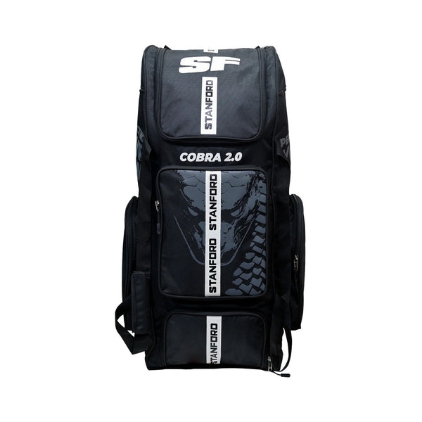 SF Cobra 2.0 Duffle Wheelie Cricket Kit Bag | Premium 1680D Fabric | Dual Wheels | Internal Bat Sleeves