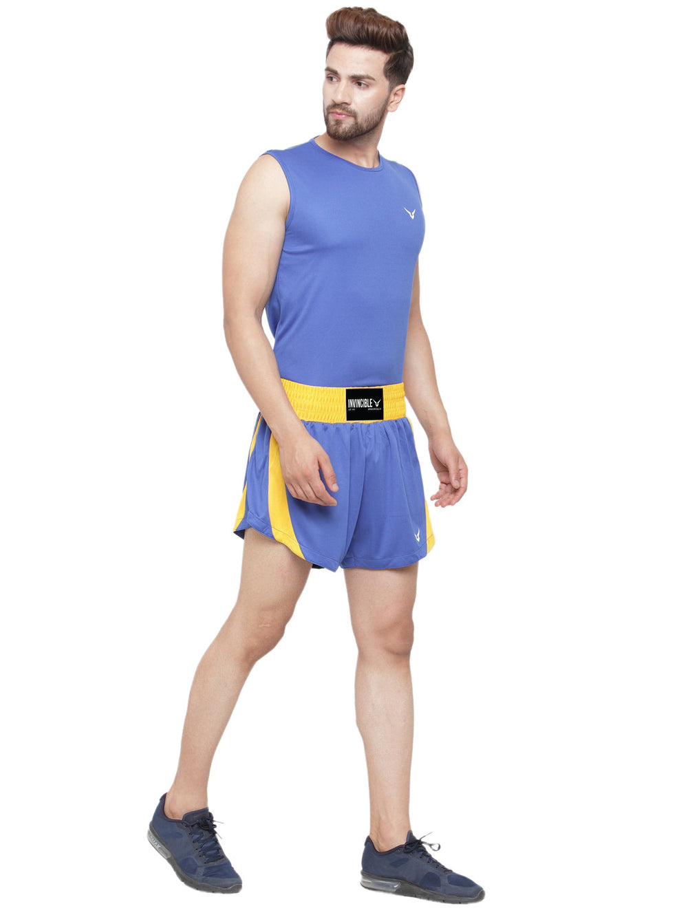 Invincible Men’s Amateur Wushu Set | 100% Polyester Moisture-Wicking Athletic Training Set