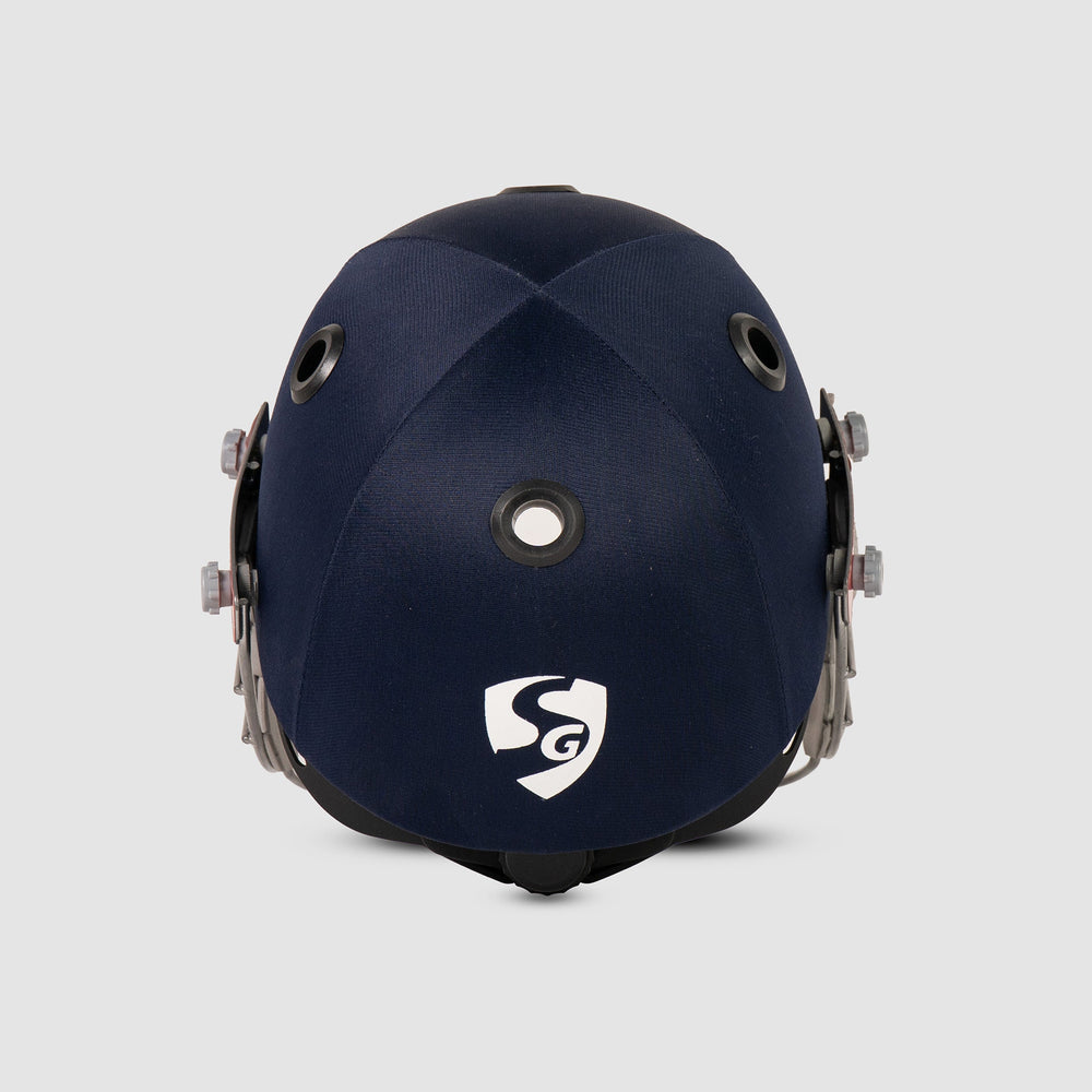SG Smartfit Cricket Helmet Navy | Impact-Resistant Cricket Helmet with Steel Grill, Ventilation & Adjustable Fit - Best Price online Prokicksports.com