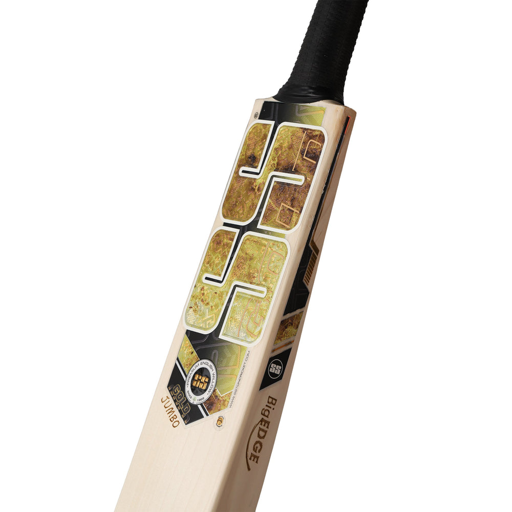 SS Premium Gold Kashmir Willow Cricket Bat - SH | Selected Grade 1 Kashmir Willow