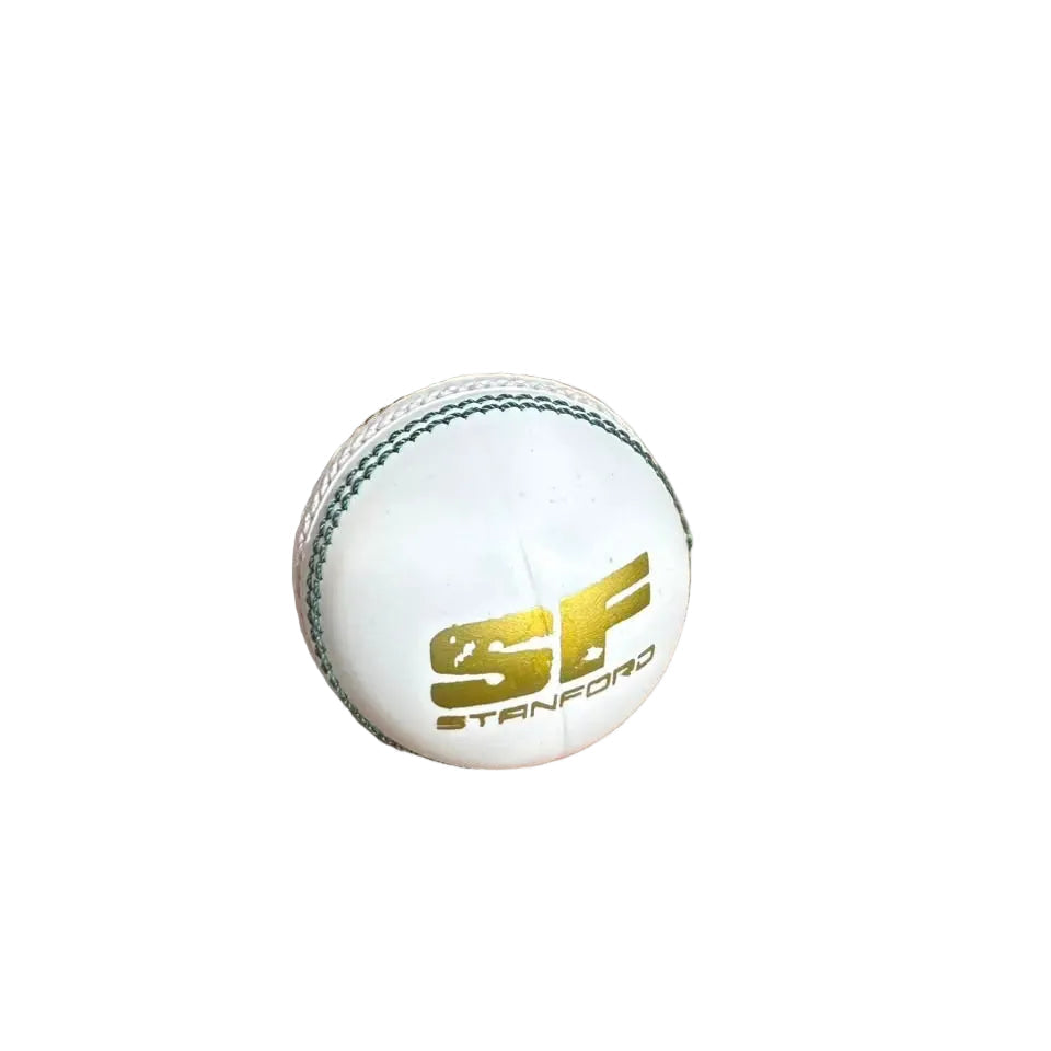 SF Academy Premium Cricket Ball | White Leatherette Match Ball | Pack of 6 - Best Price online Prokicksports.com