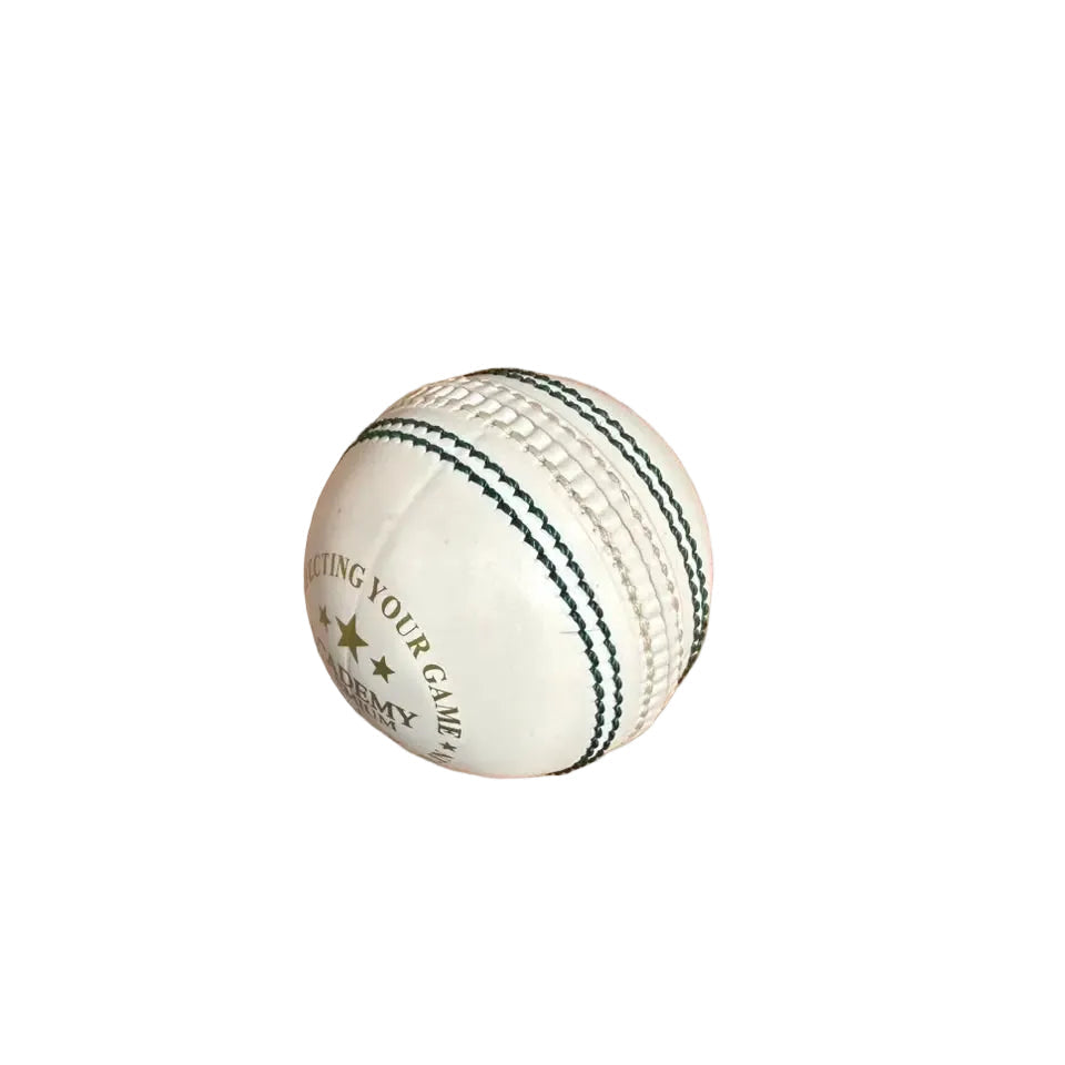 SF Academy Premium Cricket Ball | White Leatherette Match Ball | Pack of 6 - Best Price online Prokicksports.com