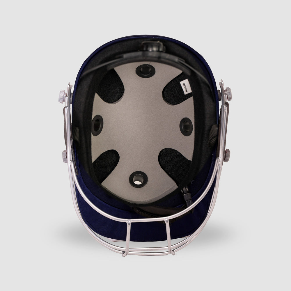 SG Smartfit Cricket Helmet Navy | Impact-Resistant Cricket Helmet with Steel Grill, Ventilation & Adjustable Fit - Best Price online Prokicksports.com
