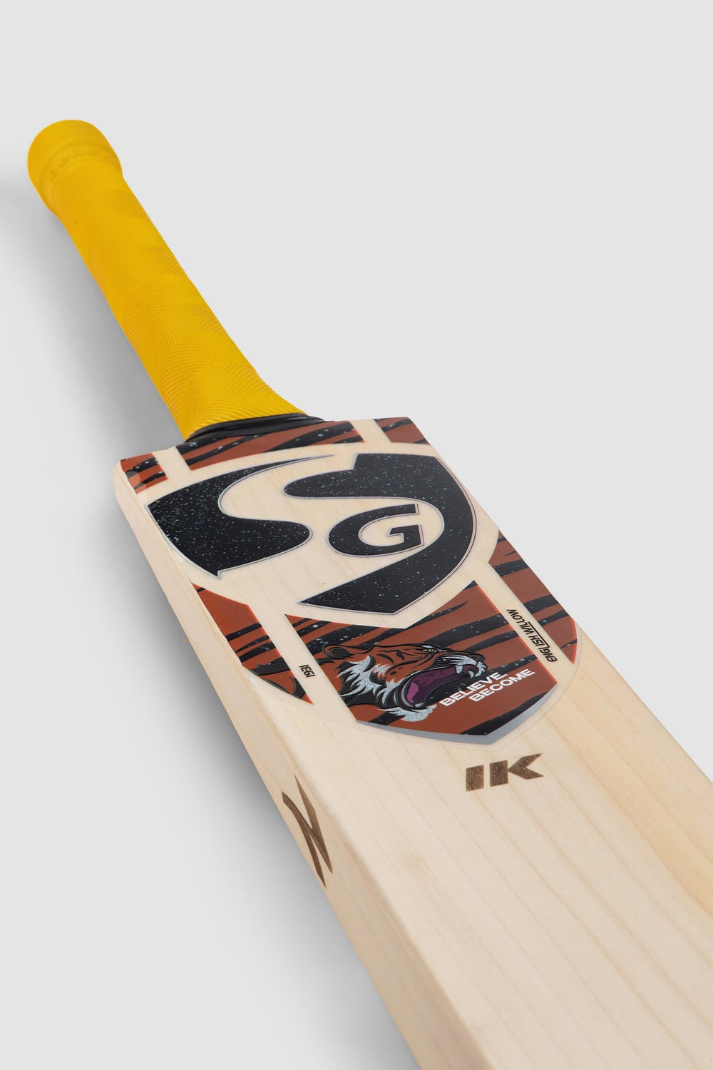 SG Ishan Kishan English Willow Cricket Bat - SH | Y2 Grade Willow with Harrow Profile, Thick Edges & Explosive Power