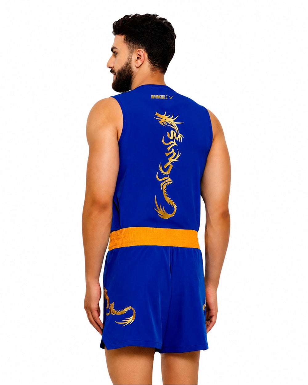 Invincible Men's Feather Weight Stretch Wushu Kit | Polyester-Spandex Moisture-Wicking Martial Arts Training Set