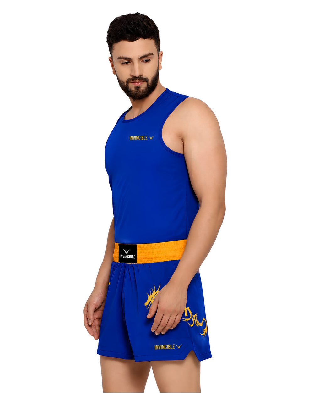 Invincible Men's Feather Weight Stretch Wushu Kit | Polyester-Spandex Moisture-Wicking Martial Arts Training Set