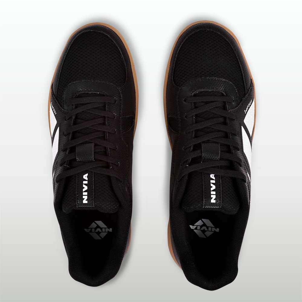 NIVIA Mid Court Badminton Shoes | Lightweight Court Shoes with Flexipro Technology, Herringbone Sole & Superior Cushioning