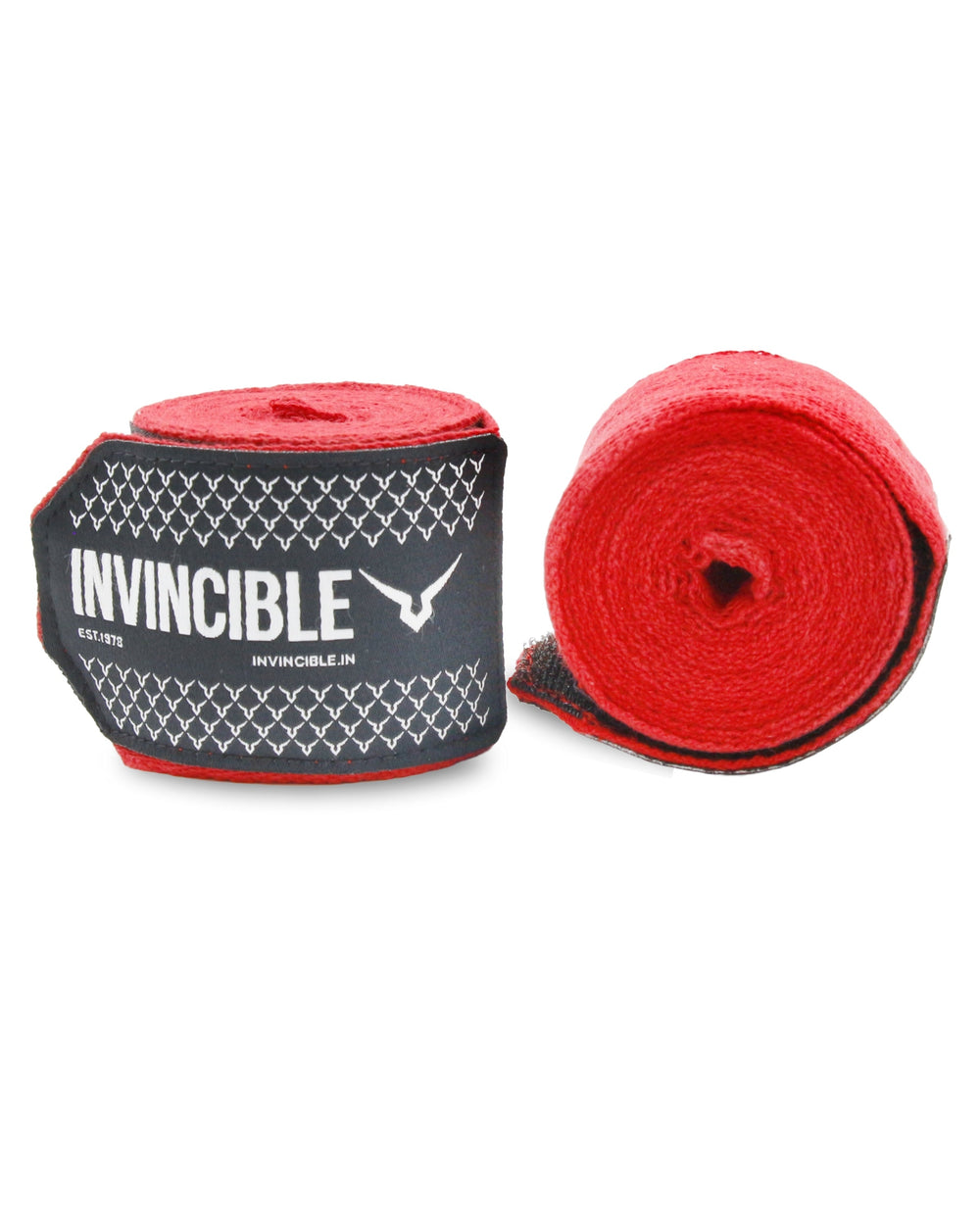 Invincible Classic Cotton Boxing Hand Wrap | Non-Stretch Cotton Hand Wraps with Superior Wrist & Knuckle Support - Best Price online Prokicksports.com