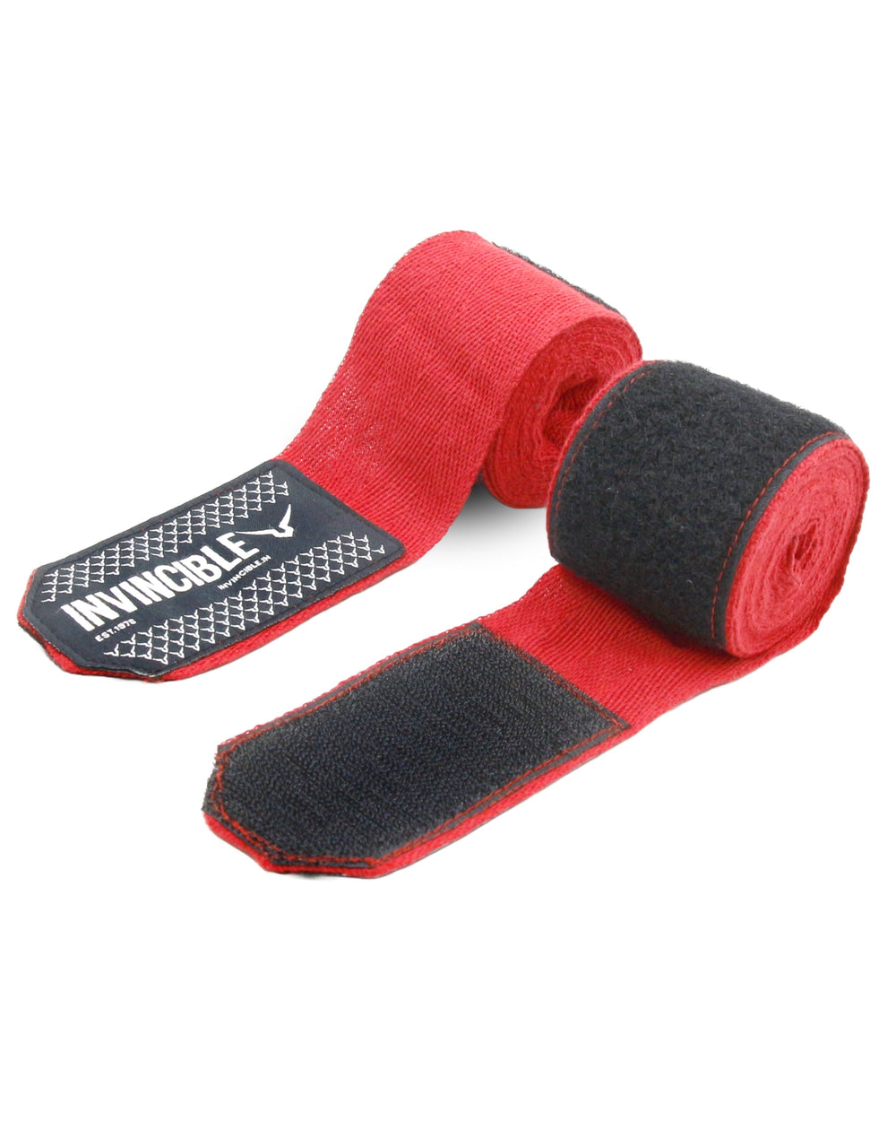 Invincible Classic Cotton Boxing Hand Wrap | Non-Stretch Cotton Hand Wraps with Superior Wrist & Knuckle Support - Best Price online Prokicksports.com