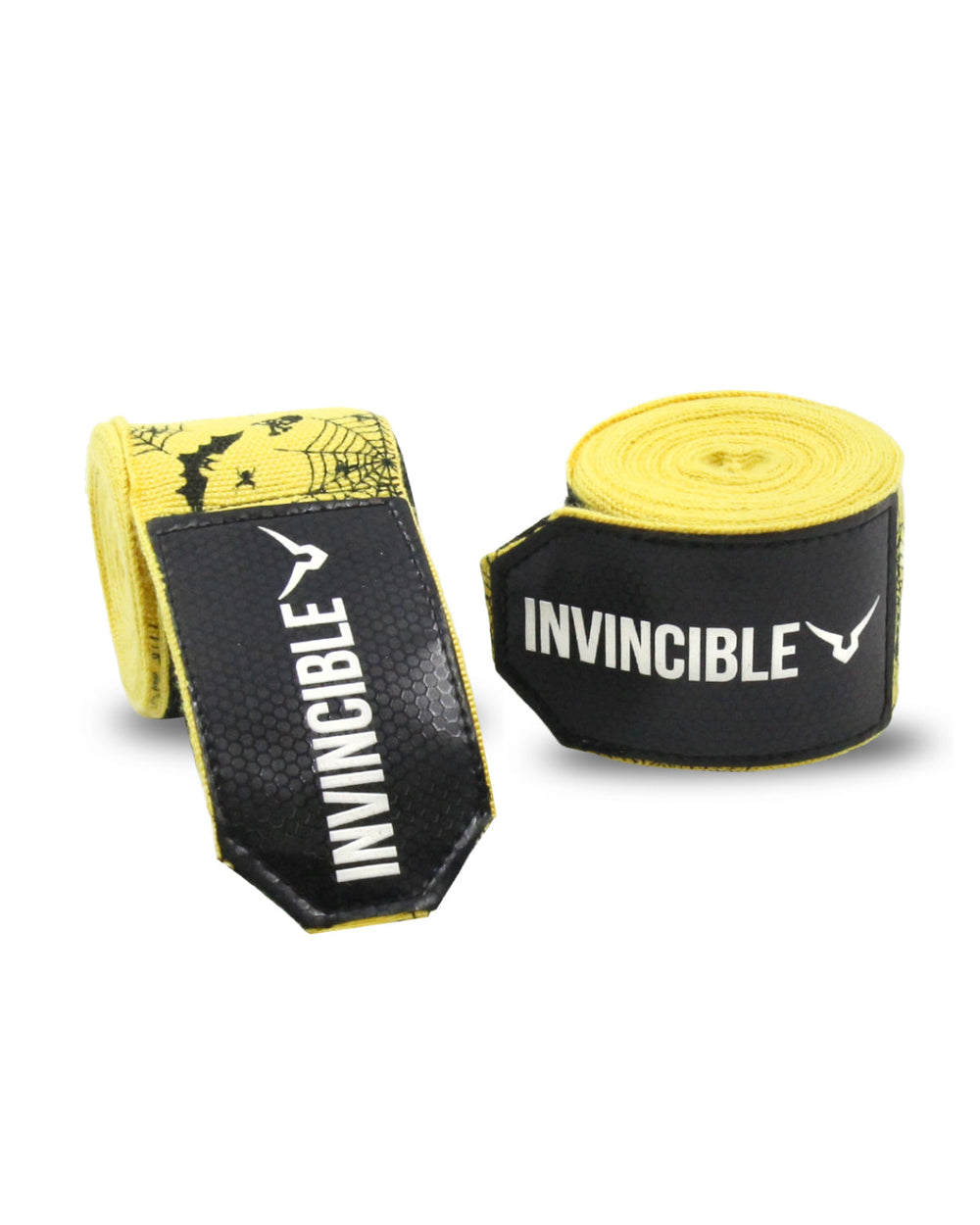 Invincible Printed Hand Wraps – Slightly Elastic Form-Fitting Boxing & Combat Wraps with Quick-Dry Moisture Wicking