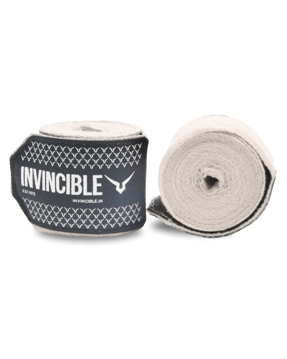 Invincible Classic Cotton Boxing Hand Wrap | Non-Stretch Cotton Hand Wraps with Superior Wrist & Knuckle Support - Best Price online Prokicksports.com