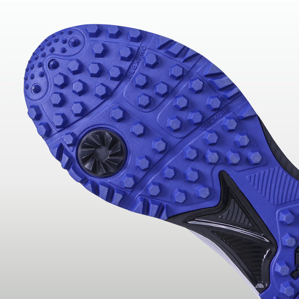 NIVIA CRICK-1000 2.0 Cricket Shoes Rubber | Breathable Cricket Shoes with TPU Fusion Upper, PU Cushioning & High-Traction Rubber Sole - Best Price online Prokicksports.com