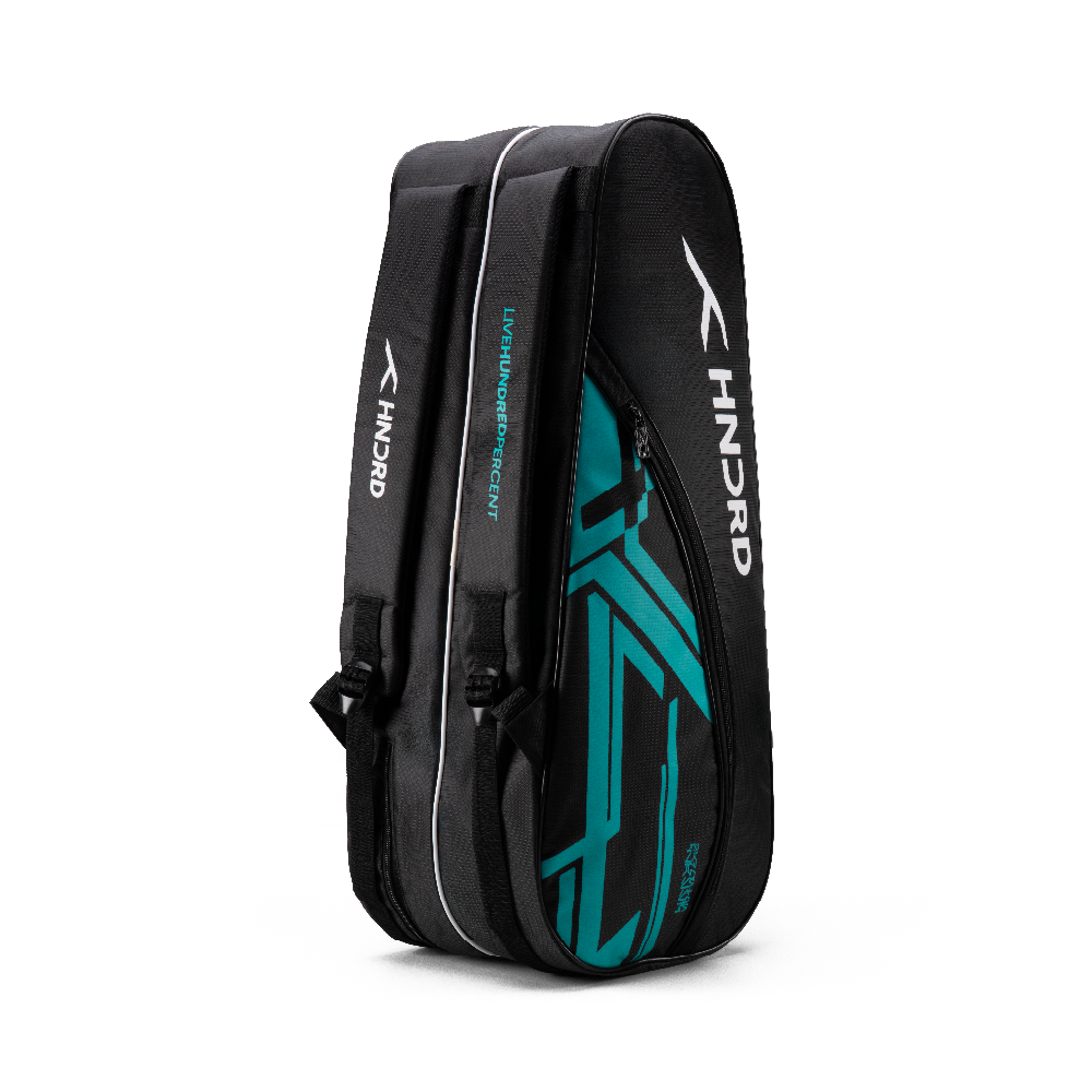 Hundred CosmoGear Max Badminton Kit Bag | Premium Thermal Racquet Bag with Scratch-Resistant Exterior & Spacious Storage - Best Price online Prokicksports.com