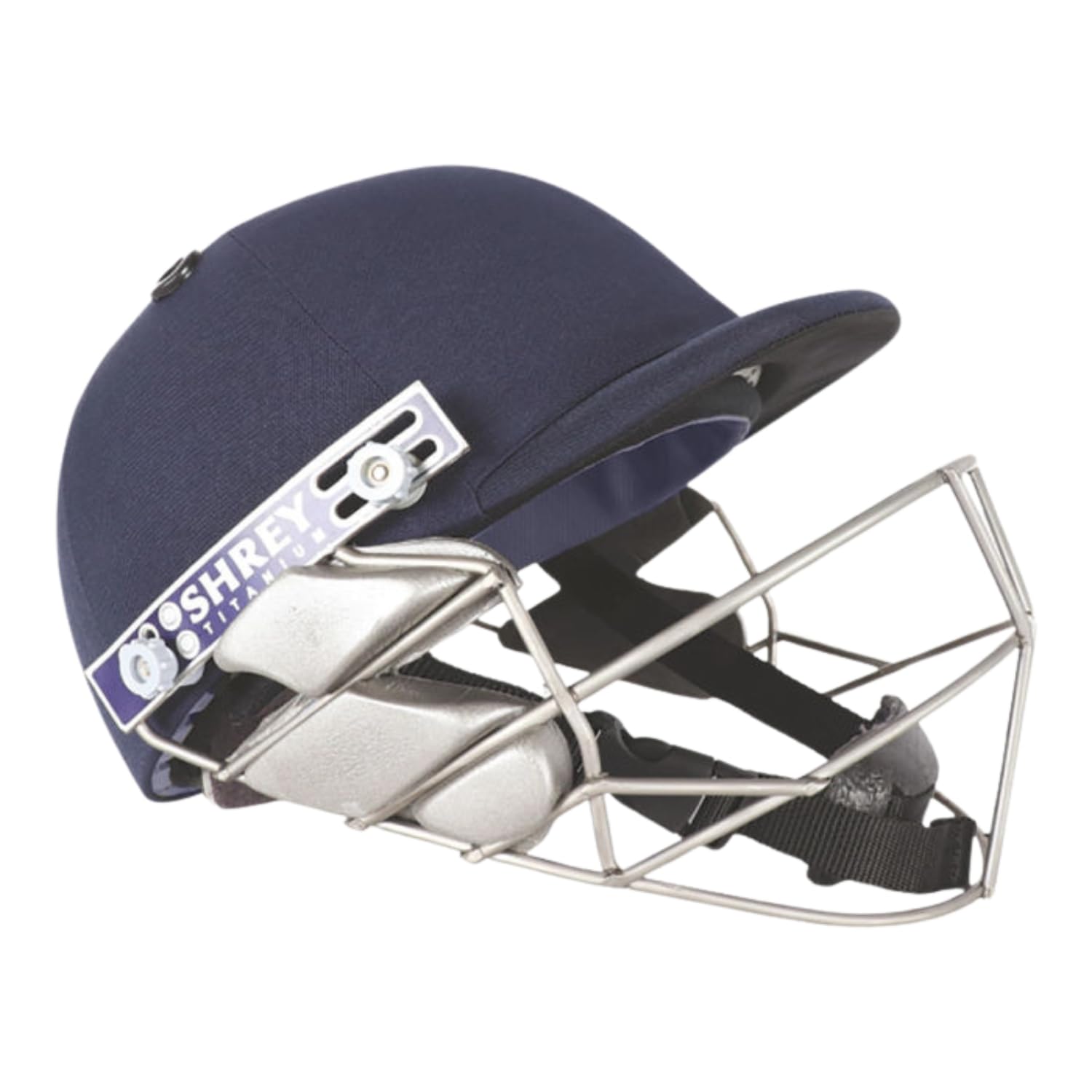 Shrey Pro Guard Titanium 2.0 Cricket Helmet, Navy - Large - Best Price online Prokicksports.com