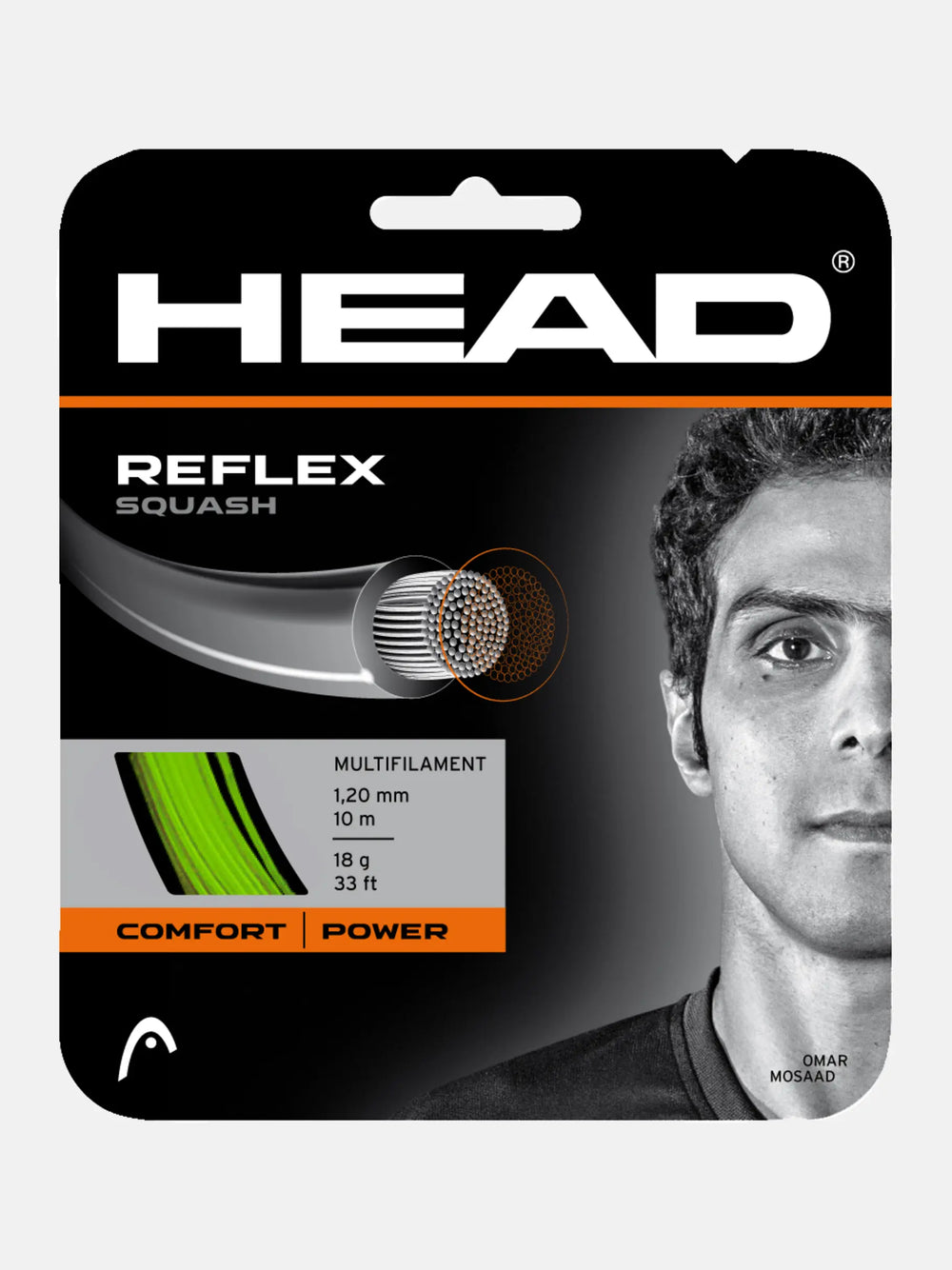 HEAD Reflex Squash String Green - image 3