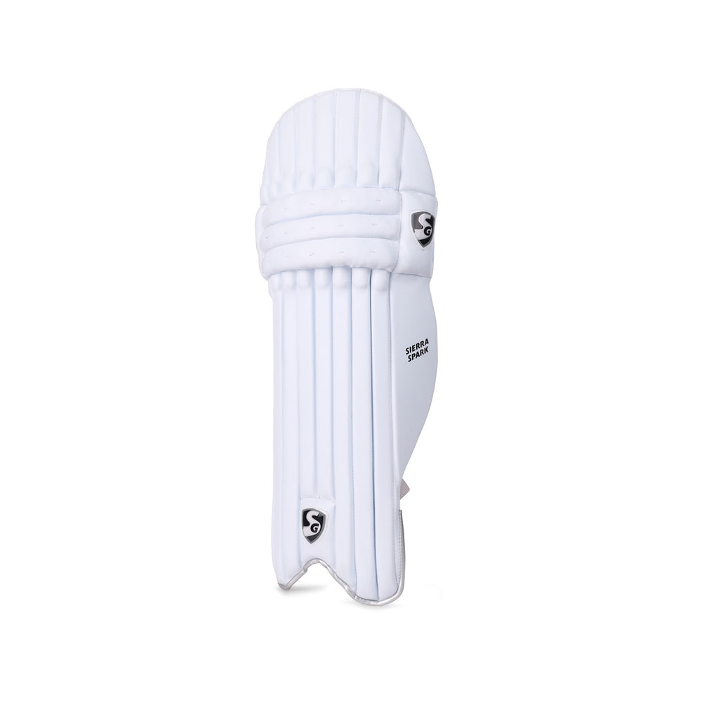 SG Sierra Spark Left Hand Batting Legguard – Lightweight Cricket Pads for LH Batsmen with Strong Protection for Club Matches, Training & Daily Practice - Best Price online Prokicksports.com