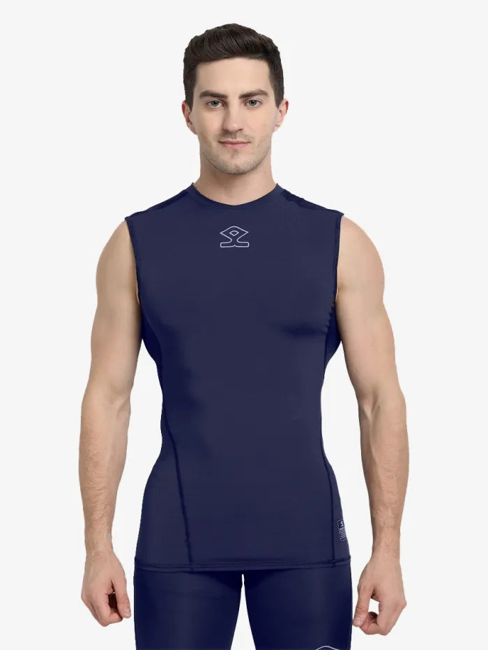 Shrey 1758 Intense Compressions Sleeveless Top - Best Price online Prokicksports.com