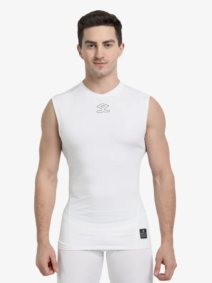 Shrey 1758 Intense Compressions Sleeveless Top - Best Price online Prokicksports.com