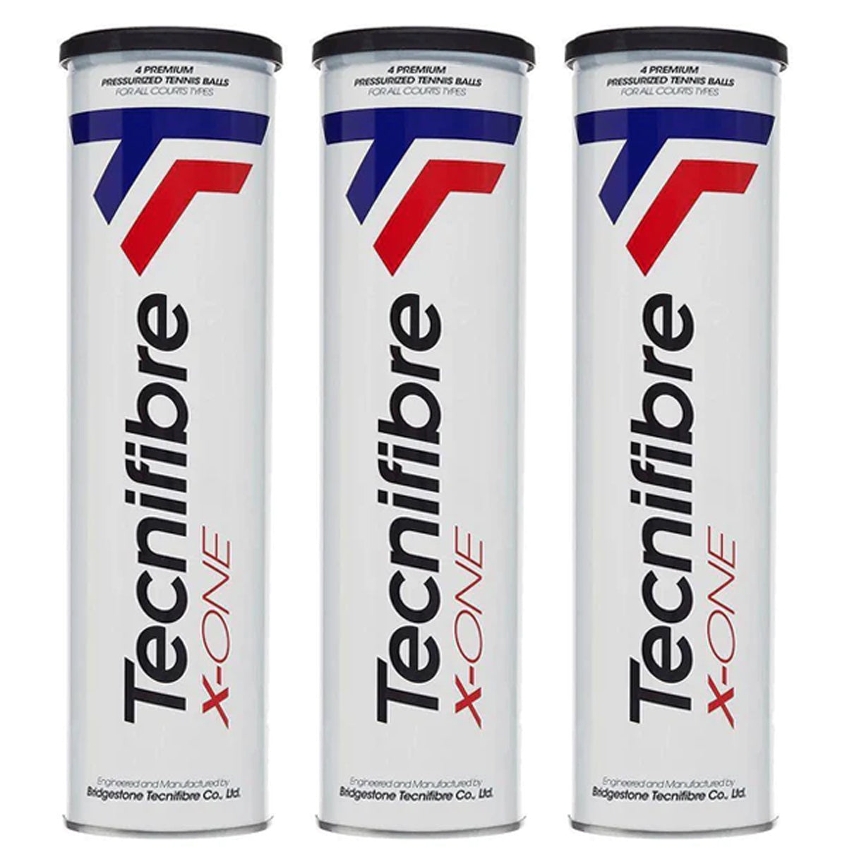 Tecnifibre X-One Tennis Balls Dozen (3 Cans) - Best Price online Prokicksports.com
