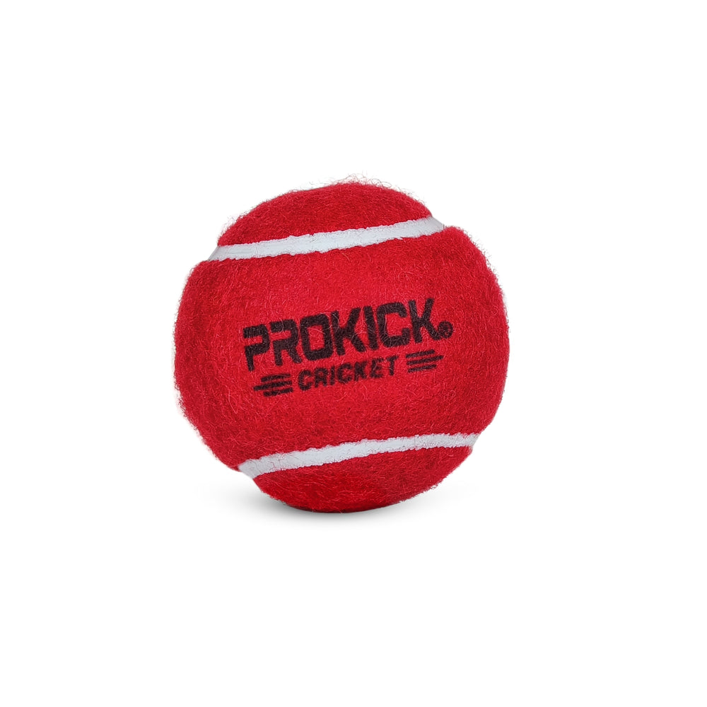 Prokick Heavy Weight Cricket Tennis Ball, Red - 30 Box (6 Balls Per Box) - Best Price online Prokicksports.com