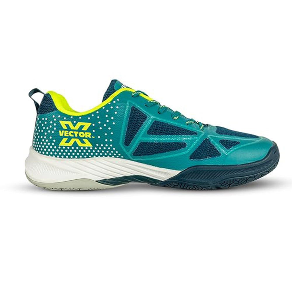 VECTOR X SUPERNOVA Badminton Shoes for Men – Lightweight Mesh, TPU Film, Teal Green – Non-Marking Sole for Indoor & Outdoor Play - Best Price online Prokicksports.com
