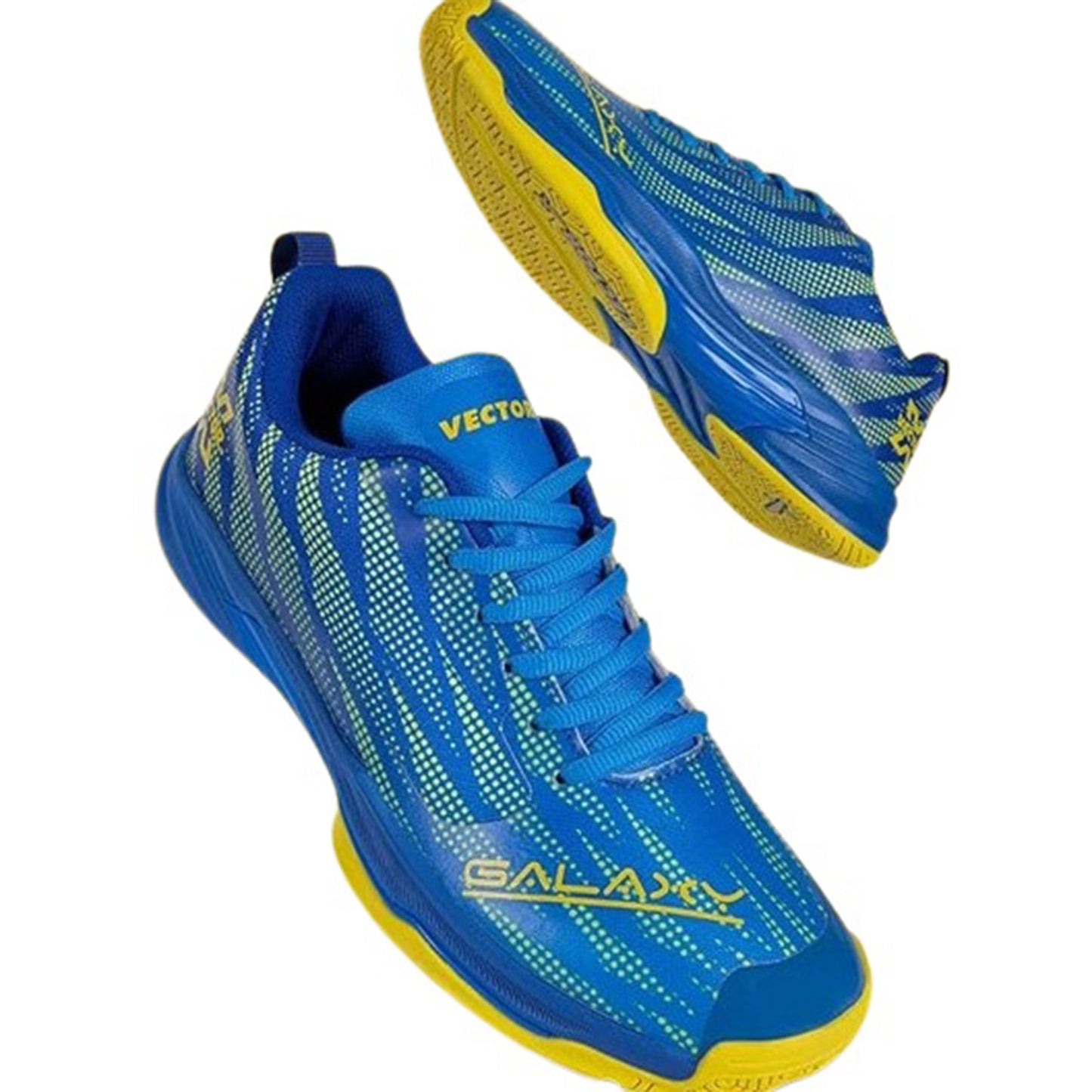 Vector X Galaxy Court Shoe for Badminton– Lightweight, Breathable Mesh, Durable Rubber Outsole, Anti-Slip Grip & Enhanced Comfort - Best Price online Prokicksports.com