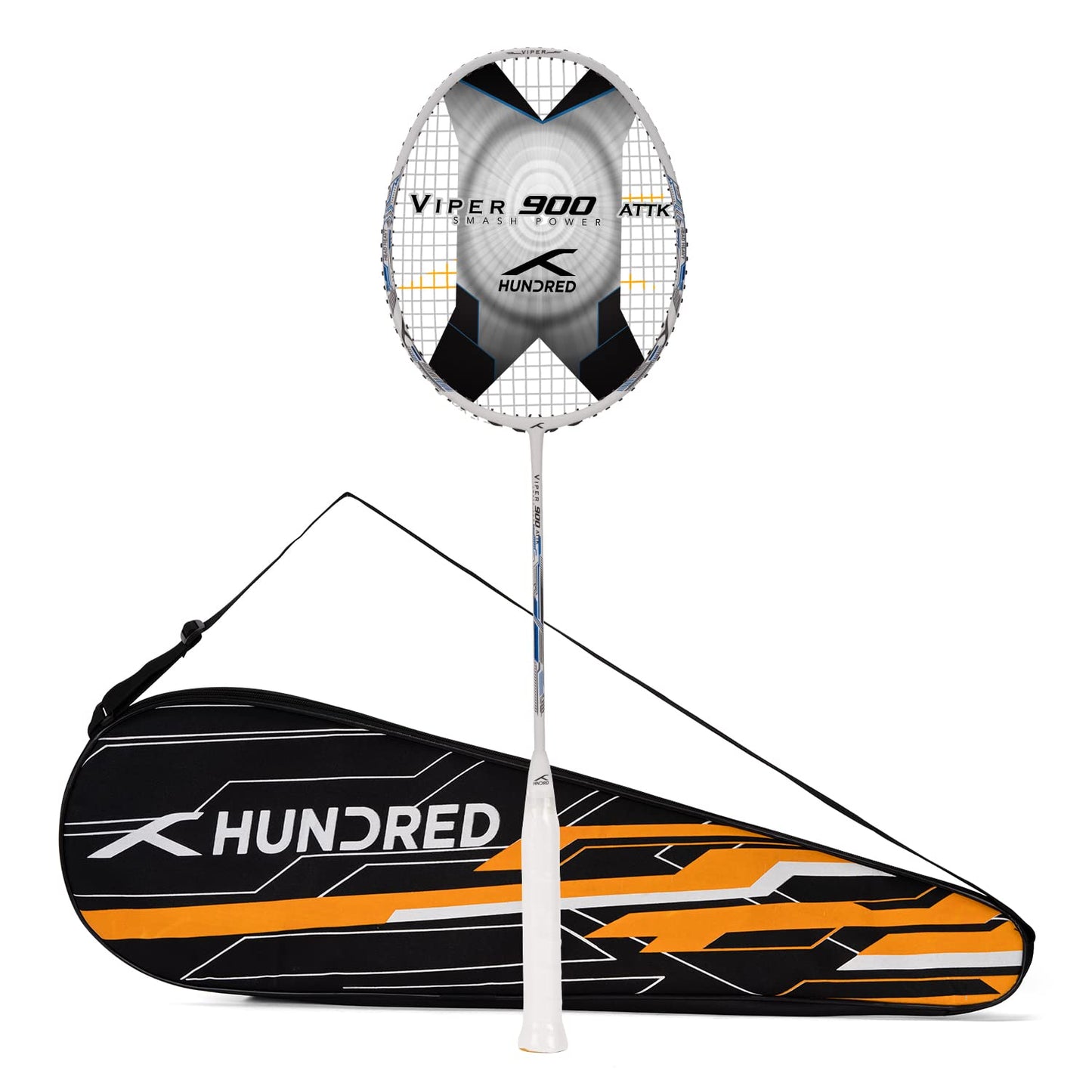 Hundred Viper 900 Carbon Fibre Strung Badminton Racquet - Best Price online Prokicksports.com