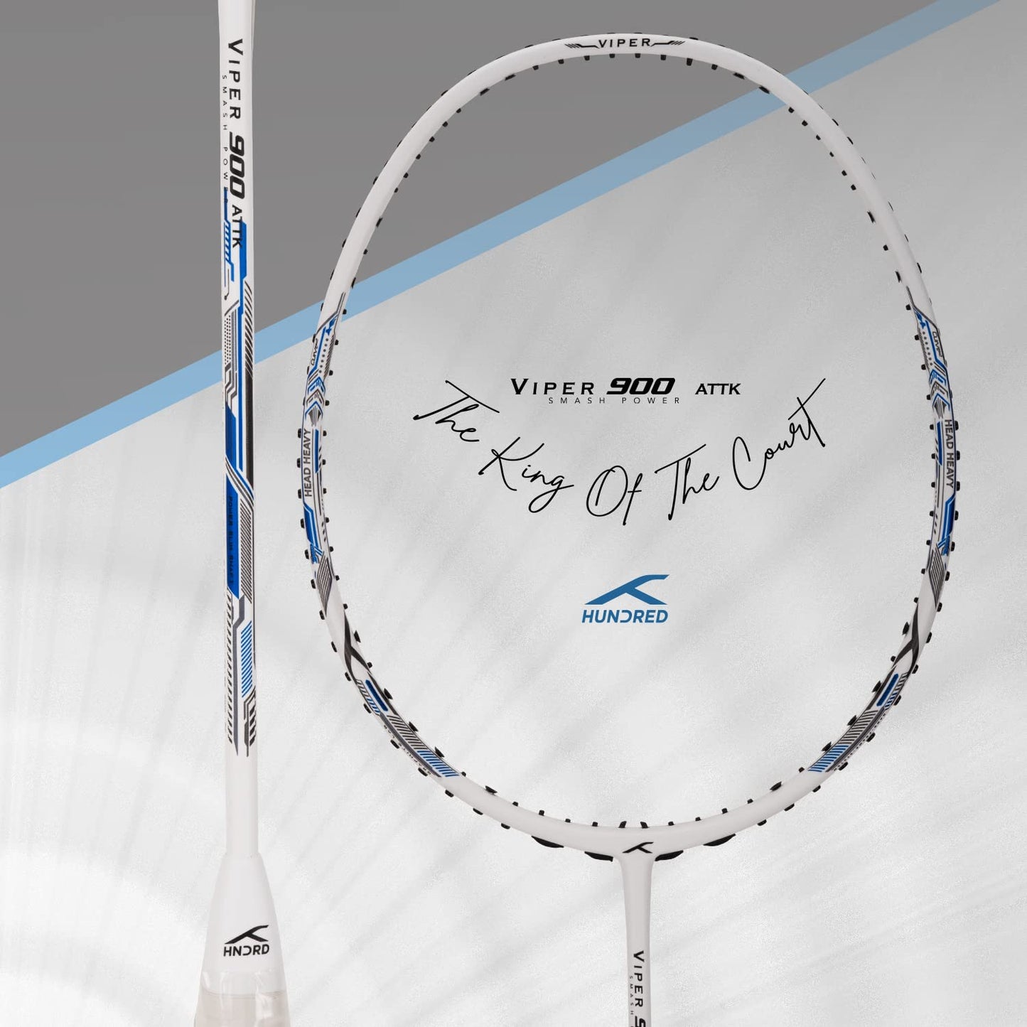 Hundred Viper 900 Carbon Fibre Strung Badminton Racquet - Best Price online Prokicksports.com
