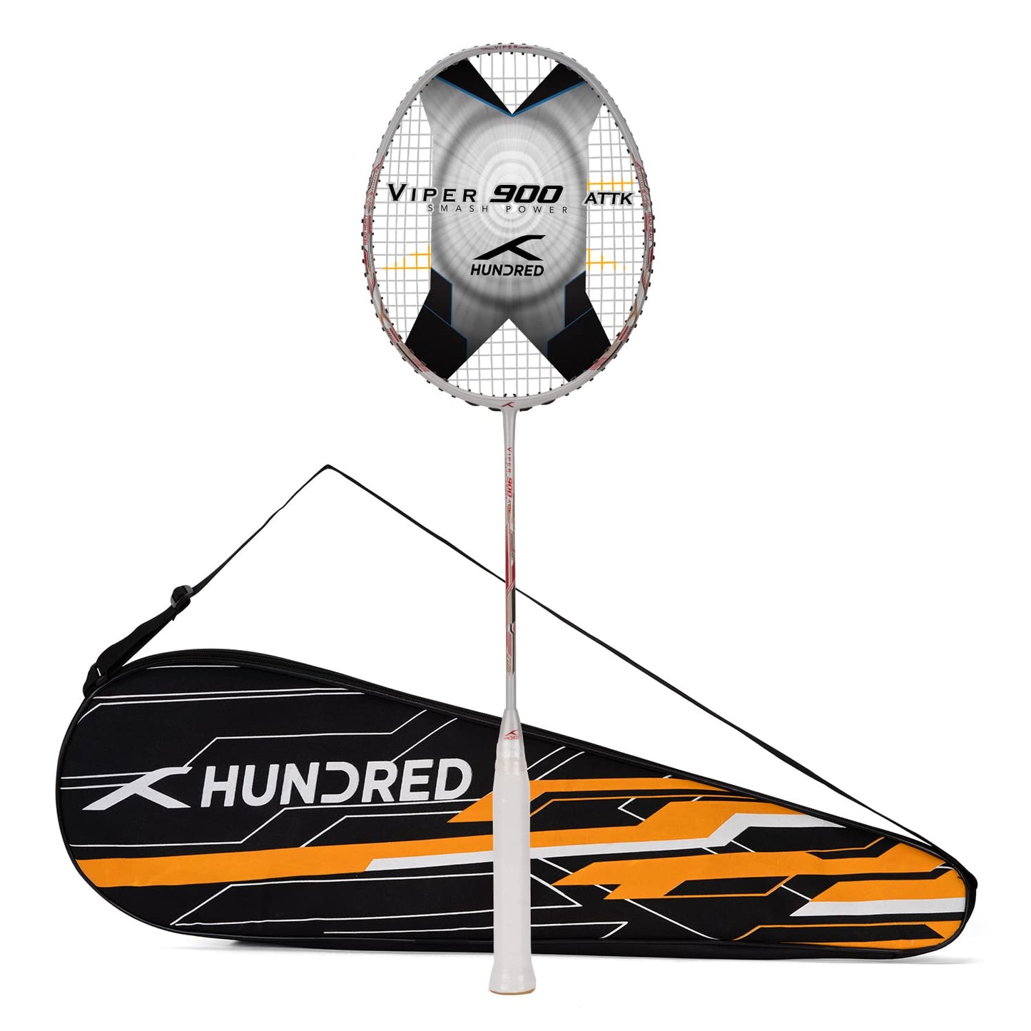 Hundred Viper 900 Carbon Fibre Strung Badminton Racquet - Best Price online Prokicksports.com