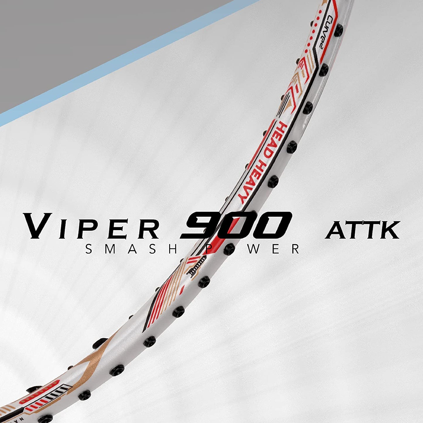 Hundred Viper 900 Carbon Fibre Strung Badminton Racquet - Best Price online Prokicksports.com