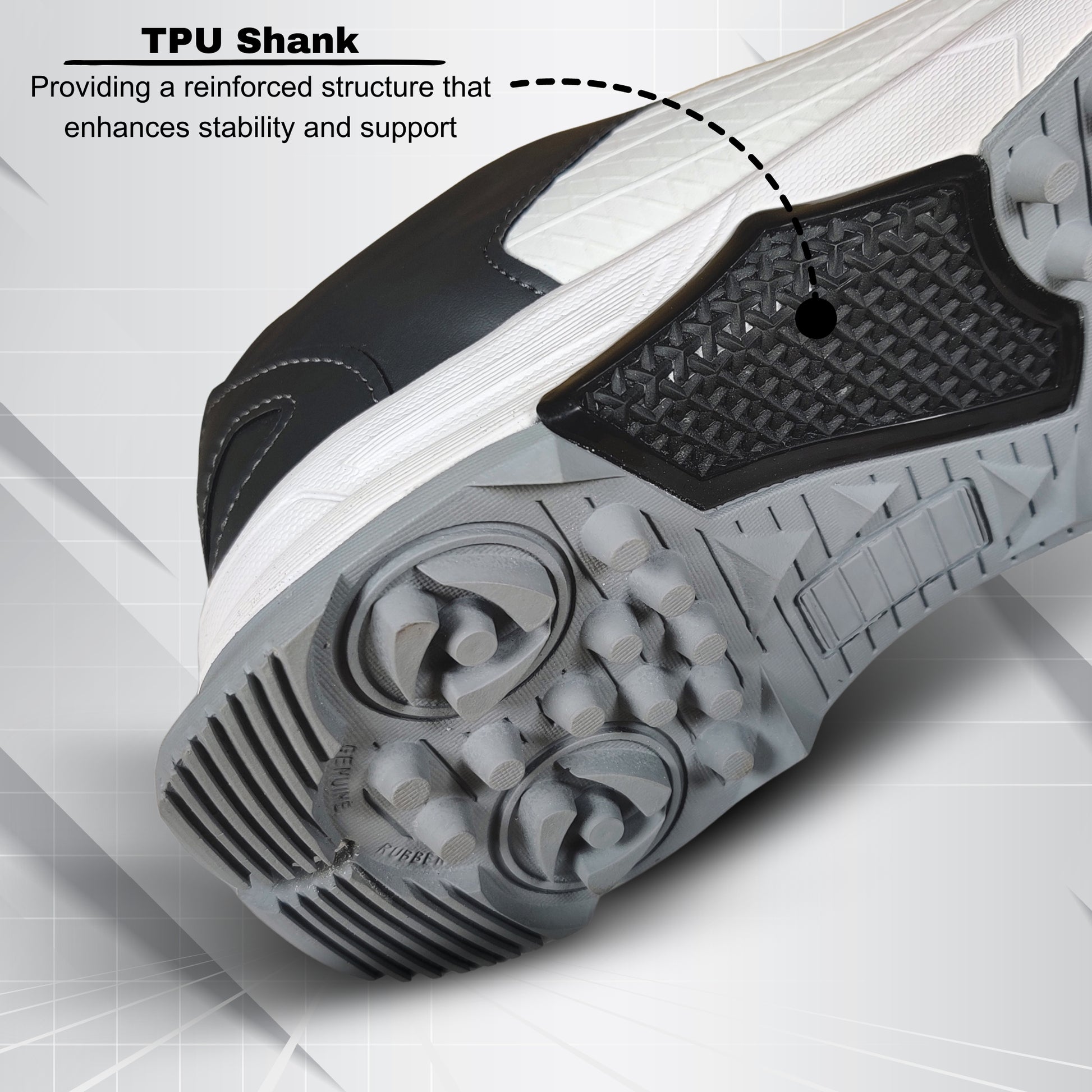 Prokick Strikers Genuine Rubber Spike Cricket Shoes - Best Price online Prokicksports.com