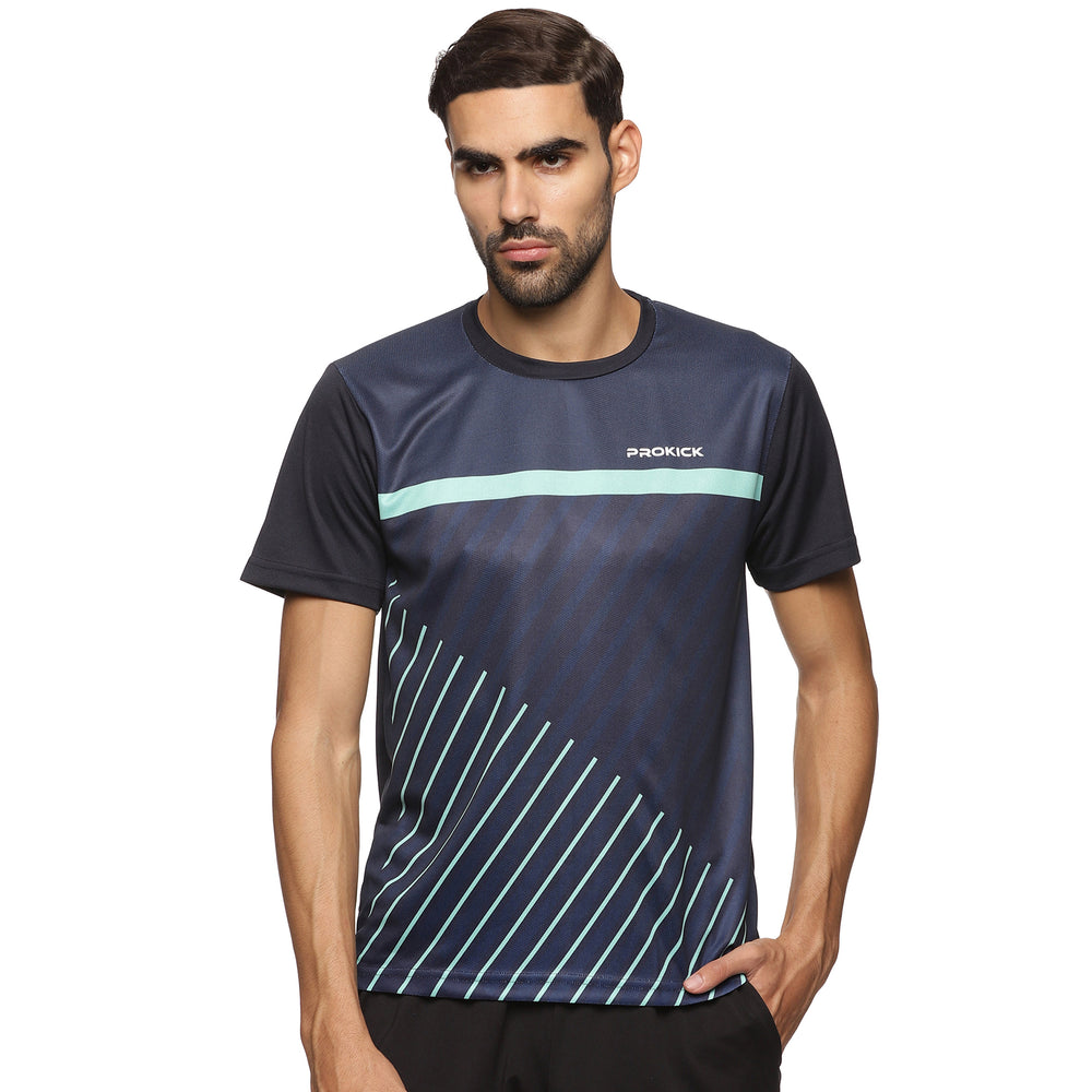 Prokick Regular Fit Round Neck Half Sleeves Tshirt for Men - Best Price online Prokicksports.com