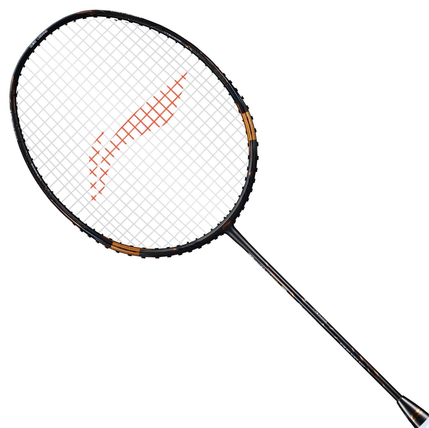 Li-Ning Tectonic 7C Full-Carbon Fiber Badminton Racket, (Charcoal/Gold) - Best Price online Prokicksports.com