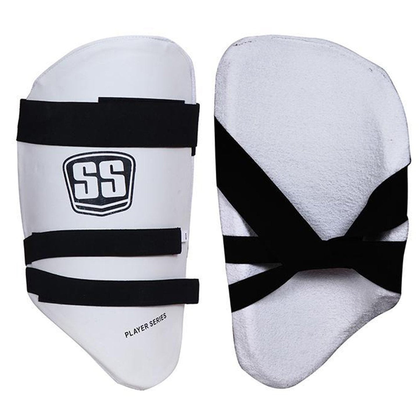 SS Player Series RH Thigh Guard ,White/Black - Best Price online Prokicksports.com