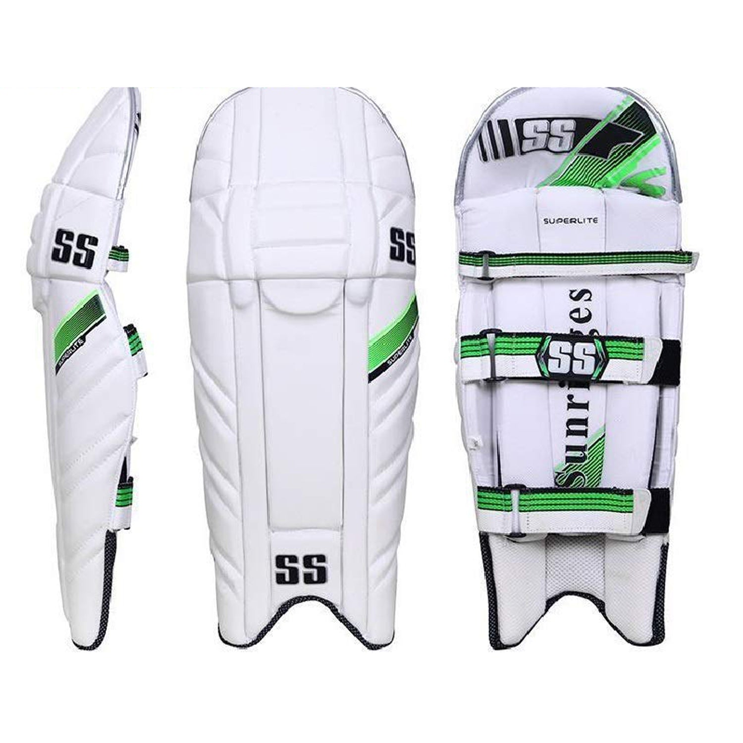 SS Superlite RH Batting Legguard , White - Best Price online Prokicksports.com