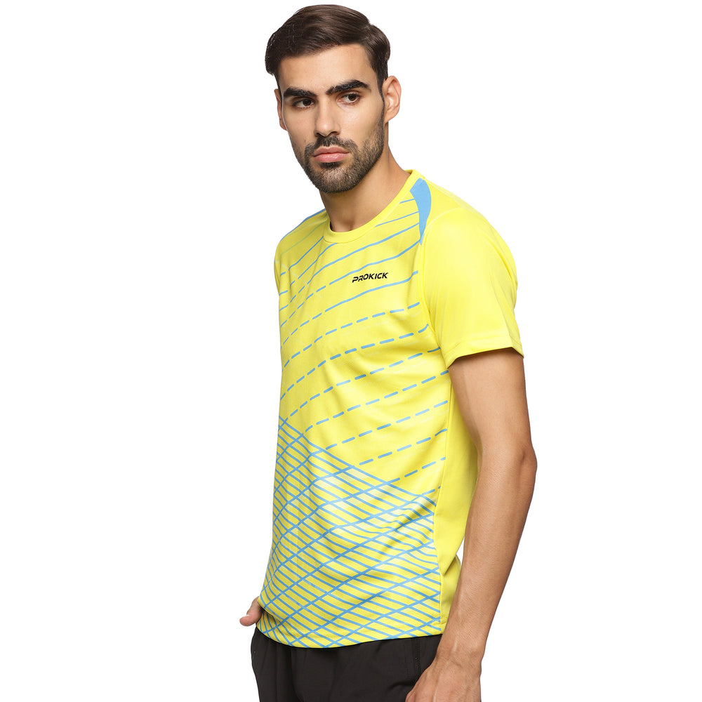 Prokick Regular Fit Round Neck Half Sleeves Tshirt for Men - Best Price online Prokicksports.com