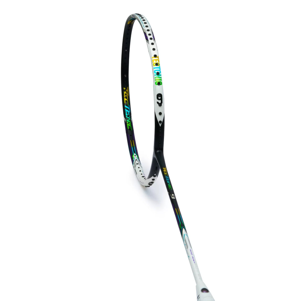Li-Ning Tectonic 9 Badminton Racquet, Black/White - 88 Grams (3U) - Best Price online Prokicksports.com