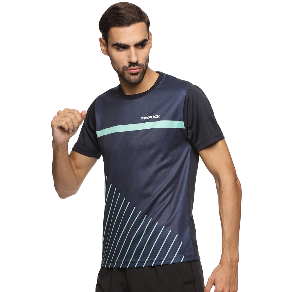 Prokick Regular Fit Round Neck Half Sleeves Tshirt for Men - Best Price online Prokicksports.com