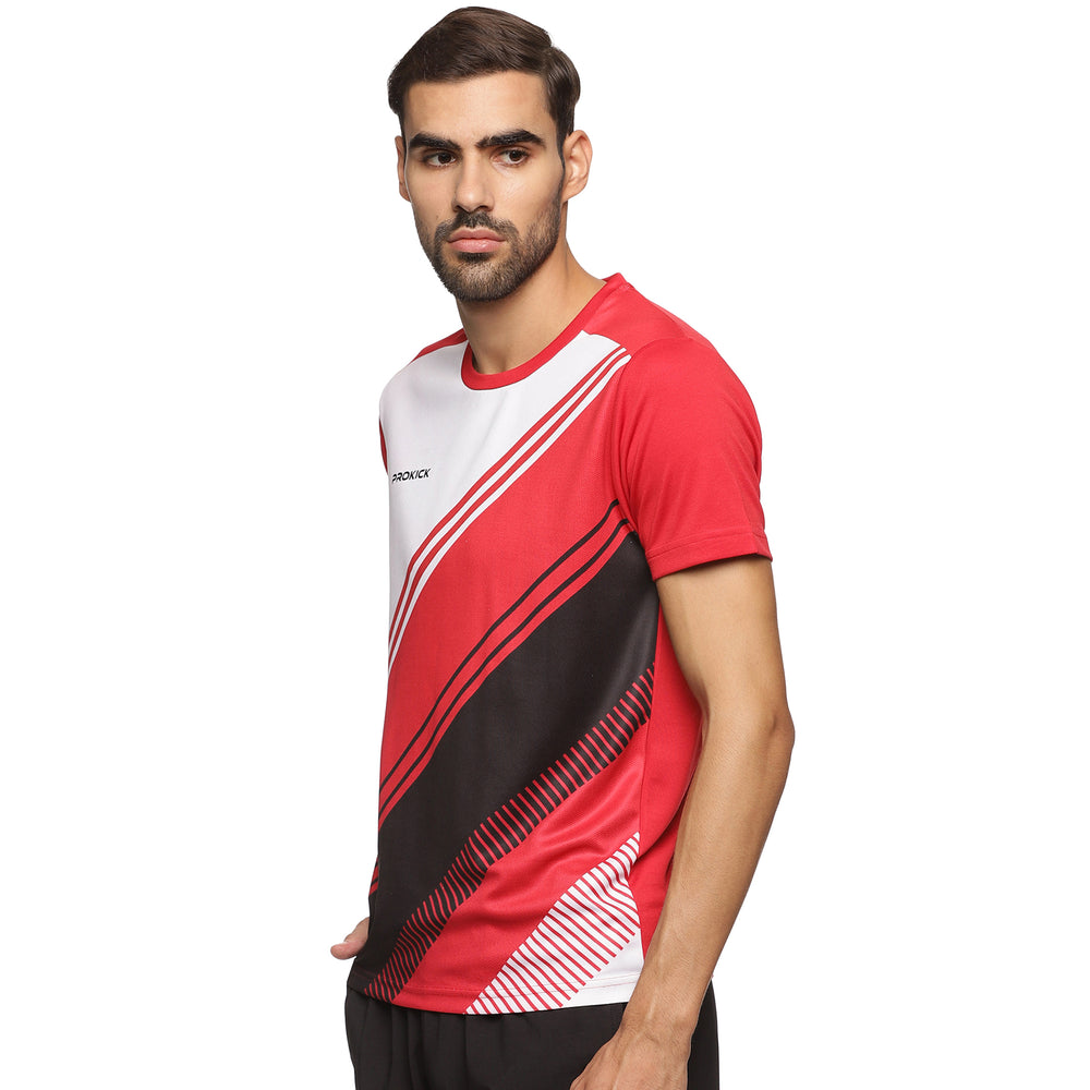 Prokick Regular Fit Round Neck Half Sleeves Tshirt for Men - Best Price online Prokicksports.com
