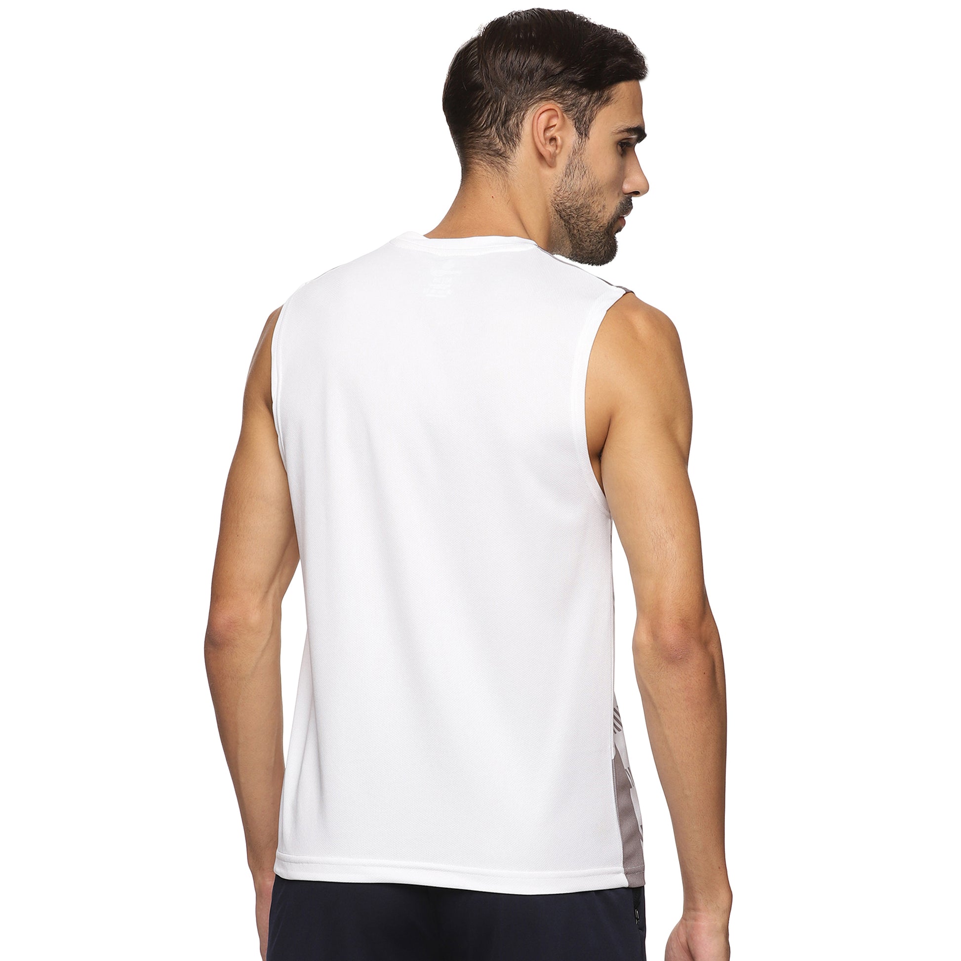 Prokick Round Neck Sleeveless Tank Top - Workout Running Beach Swimming and Sports Wear Tshirt - Best Price online Prokicksports.com