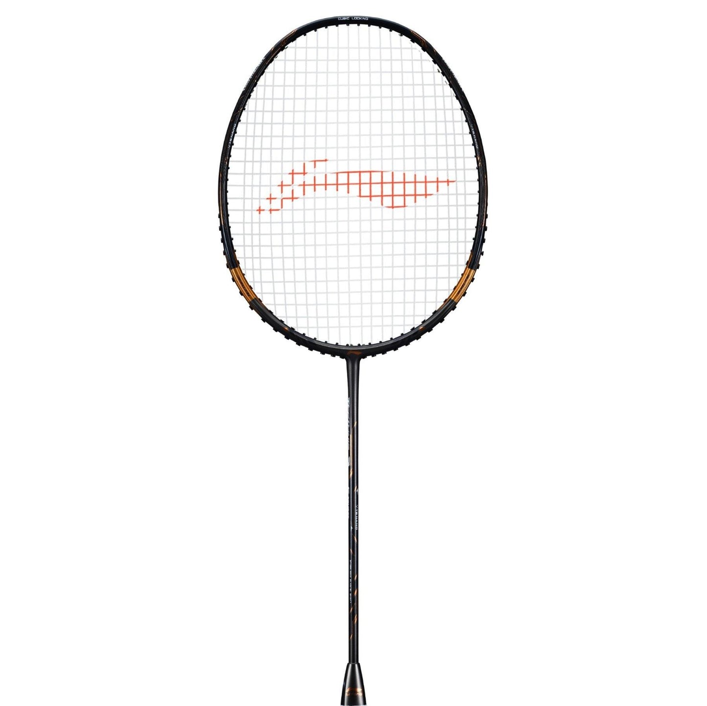 Li-Ning Tectonic 7C Full-Carbon Fiber Badminton Racket, (Charcoal/Gold) - Best Price online Prokicksports.com