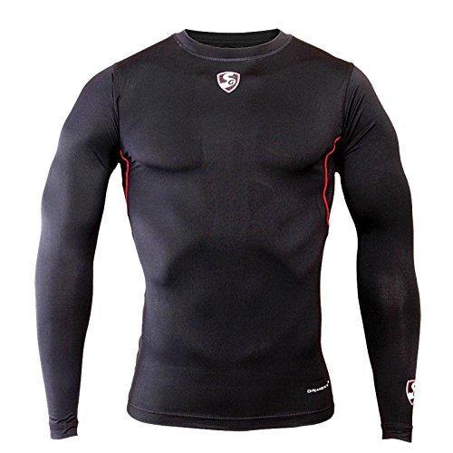 SG Icon Skin-Fit Cricket Top Black - Best Price online Prokicksports.com